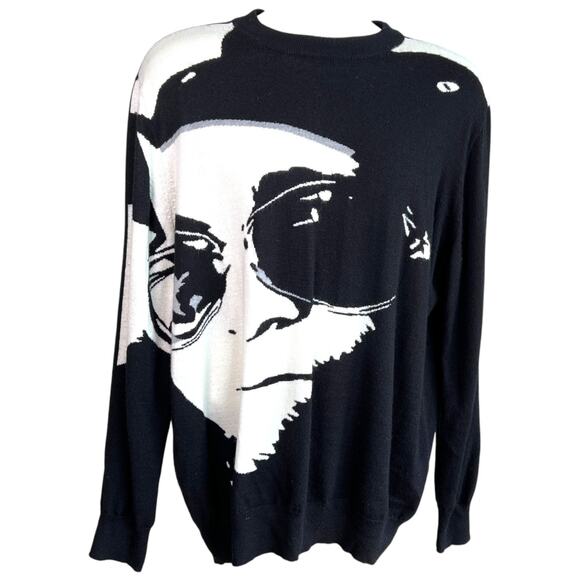 Rare Palace x Elton John Wool Blend Sweater Size Extra Large Skater Collector - Picture 1 of 7